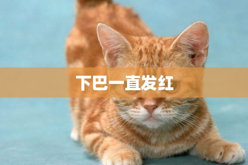 下巴一直發紅