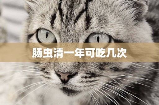 腸蟲清一年可吃幾次