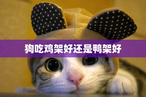 狗吃雞架好還是鴨架好