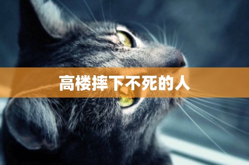 高樓摔下不死的人