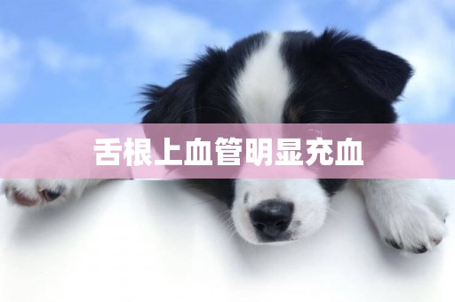 舌根上血管明顯充血
