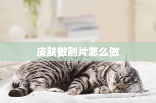 皮膚做刮片怎么做