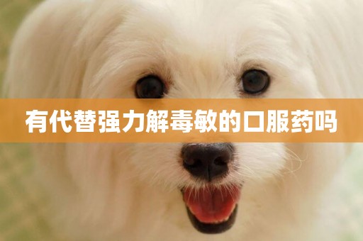 有代替強力解毒敏的口服藥嗎