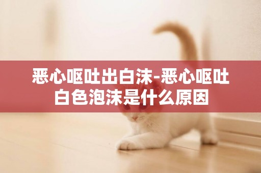 惡心嘔吐出白沫-惡心嘔吐白色泡沫是什么原因