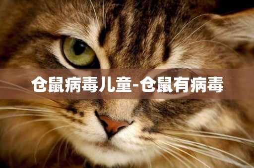 倉鼠病毒兒童-倉鼠有病毒