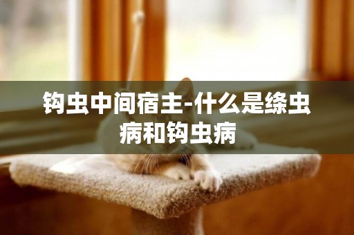 鉤蟲中間宿主-什么是絳蟲病和鉤蟲病