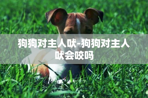 狗狗對主人吠-狗狗對主人吠會咬嗎