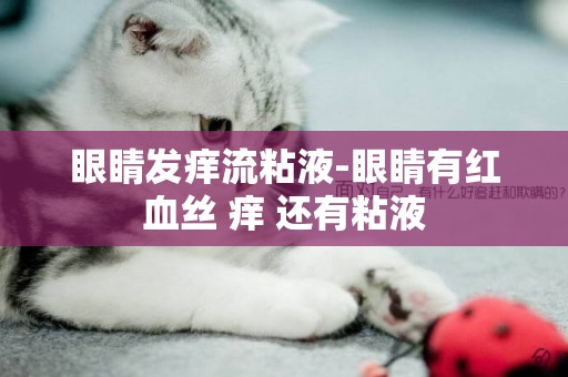 眼睛發癢流粘液-眼睛有紅血絲 癢 還有粘液