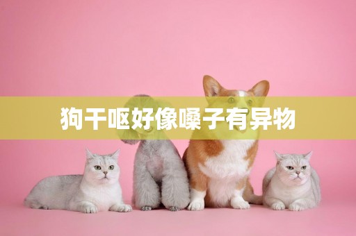 狗干嘔好像嗓子有異物