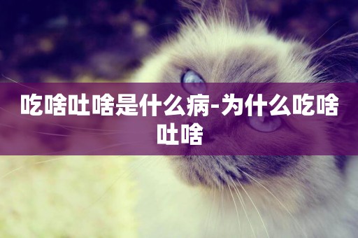 吃啥吐啥是什么病-為什么吃啥吐啥