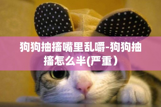 狗狗抽搐嘴里亂嚼-狗狗抽搐怎么半(嚴重）