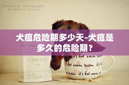 犬瘟危險期多少天-犬瘟是多久的危險期？