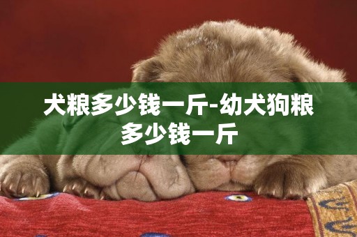 犬糧多少錢一斤-幼犬狗糧多少錢一斤