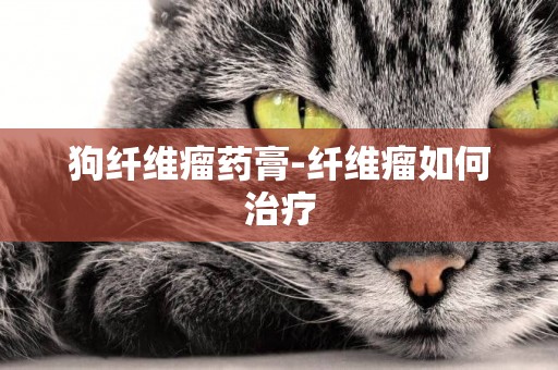 狗纖維瘤藥膏-纖維瘤如何治療