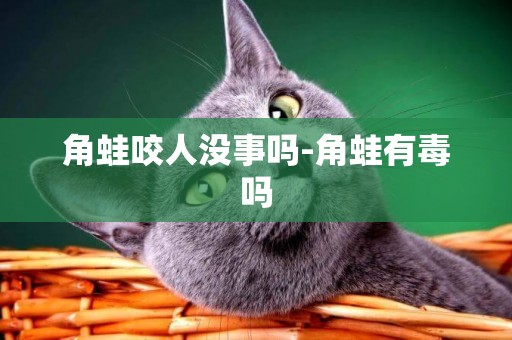 角蛙咬人沒事嗎-角蛙有毒嗎