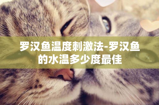 羅漢魚溫度刺激法-羅漢魚的水溫多少度最佳
