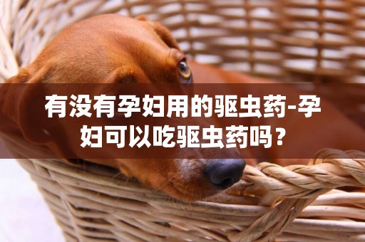 有沒有孕婦用的驅蟲藥-孕婦可以吃驅蟲藥嗎？