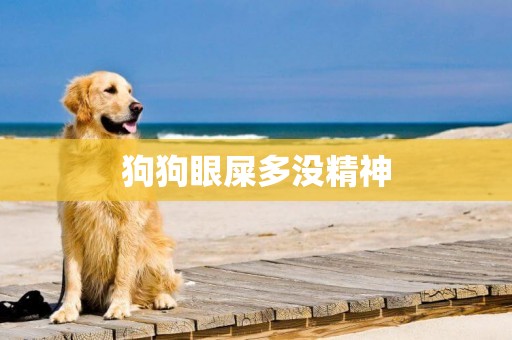 狗狗眼屎多沒精神