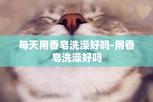 每天用香皂洗澡好嗎-用香皂洗澡好嗎