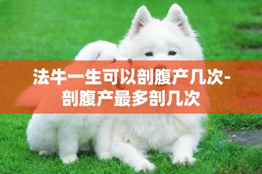 法牛一生可以剖腹產幾次-剖腹產最多剖幾次