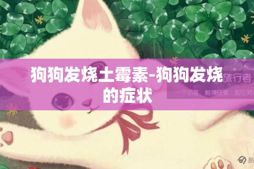 狗狗發燒土霉素-狗狗發燒的癥狀