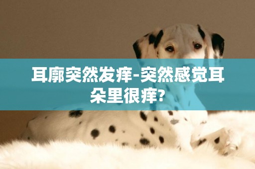 耳廓突然發癢-突然感覺耳朵里很癢?