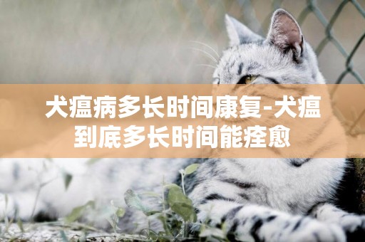 犬瘟病多長時間康復-犬瘟到底多長時間能痊愈