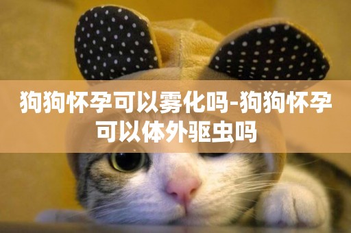 狗狗懷孕可以霧化嗎-狗狗懷孕可以體外驅蟲嗎