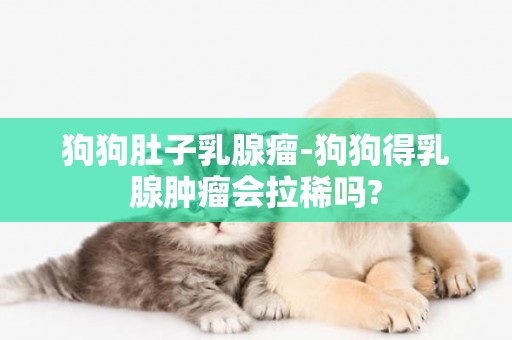 狗狗肚子乳腺瘤-狗狗得乳腺腫瘤會拉稀嗎?