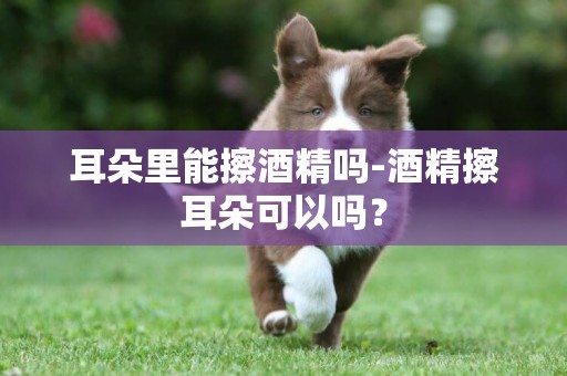 耳朵里能擦酒精嗎-酒精擦耳朵可以嗎？