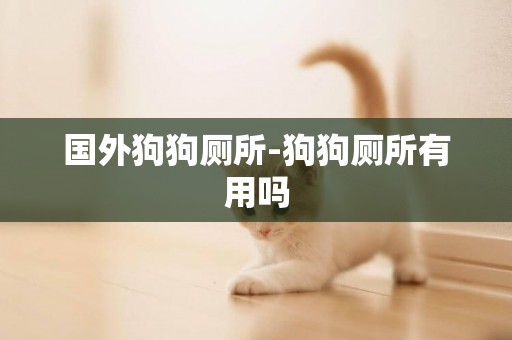國外狗狗廁所-狗狗廁所有用嗎