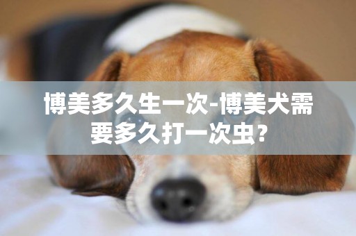 博美多久生一次-博美犬需要多久打一次蟲？