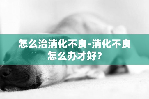 怎么治消化不良-消化不良怎么辦才好？