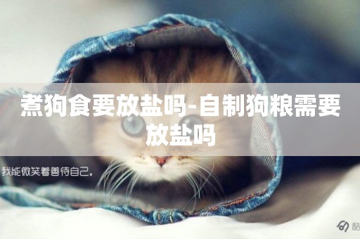 煮狗食要放鹽嗎-自制狗糧需要放鹽嗎