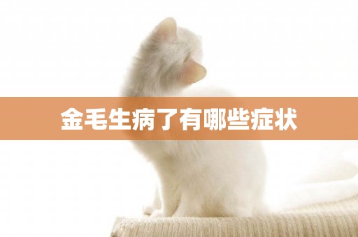 金毛生病了有哪些癥狀