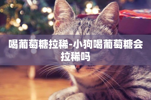 喝葡萄糖拉稀-小狗喝葡萄糖會拉稀嗎