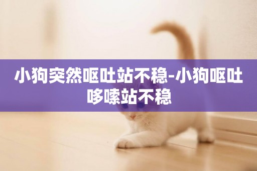 小狗突然嘔吐站不穩-小狗嘔吐哆嗦站不穩