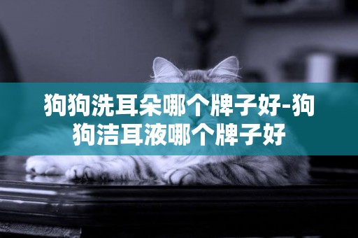 狗狗洗耳朵哪個牌子好-狗狗潔耳液哪個牌子好