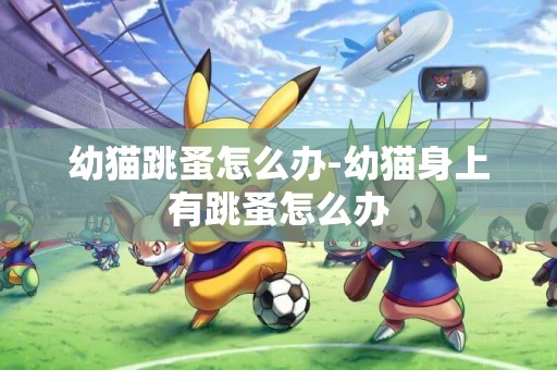 幼貓跳蚤怎么辦-幼貓身上有跳蚤怎么辦