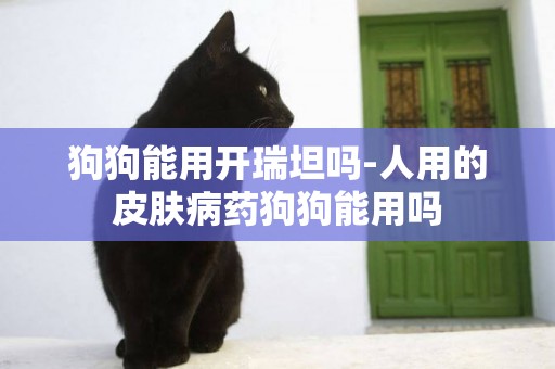 狗狗能用開瑞坦嗎-人用的皮膚病藥狗狗能用嗎