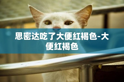 思密達吃了大便紅褐色-大便紅褐色