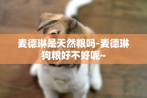 麥德琳是天然糧嗎-麥德琳狗糧好不好呢~