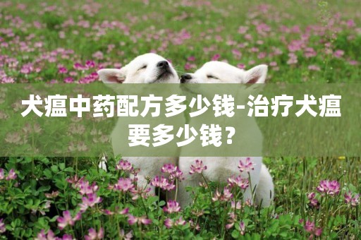 犬瘟中藥配方多少錢-治療犬瘟要多少錢？