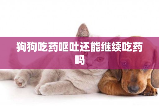 狗狗吃藥嘔吐還能繼續吃藥嗎