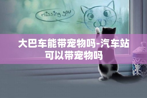 大巴車能帶寵物嗎-汽車站可以帶寵物嗎