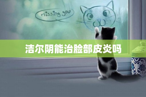 潔爾陰能治臉部皮炎嗎