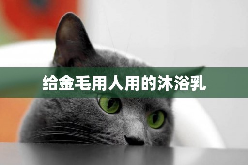 給金毛用人用的沐浴乳