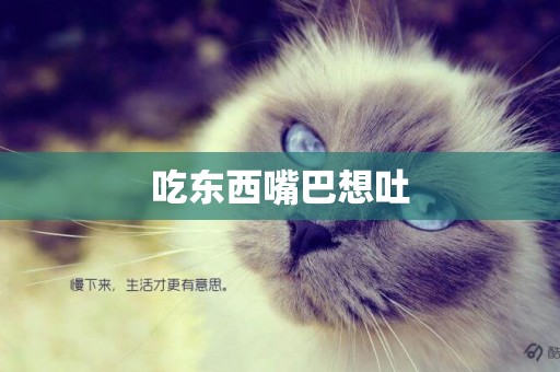 吃東西嘴巴想吐