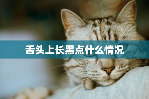 舌頭上長黑點什么情況