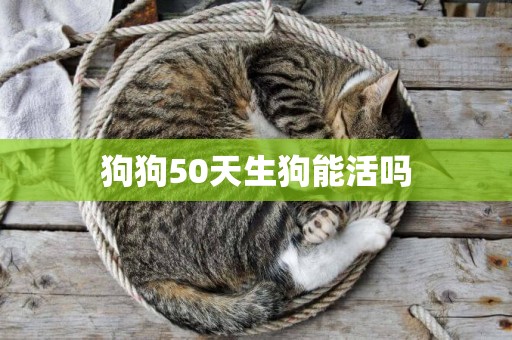 狗狗50天生狗能活嗎